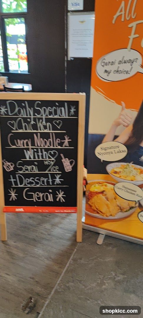 Daily Special Menu
