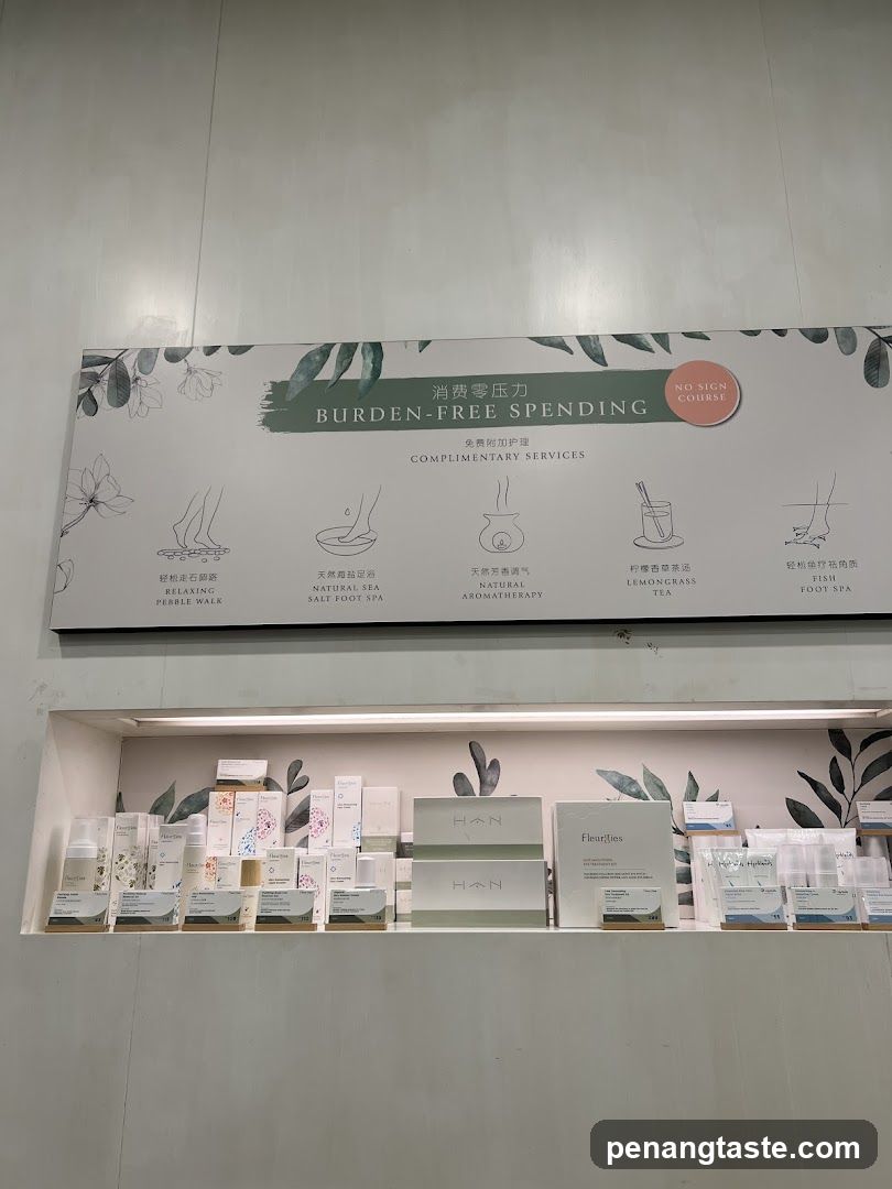Complimentary Services Display