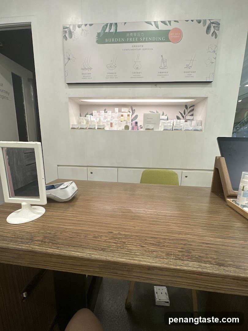 Spa Reception Desk