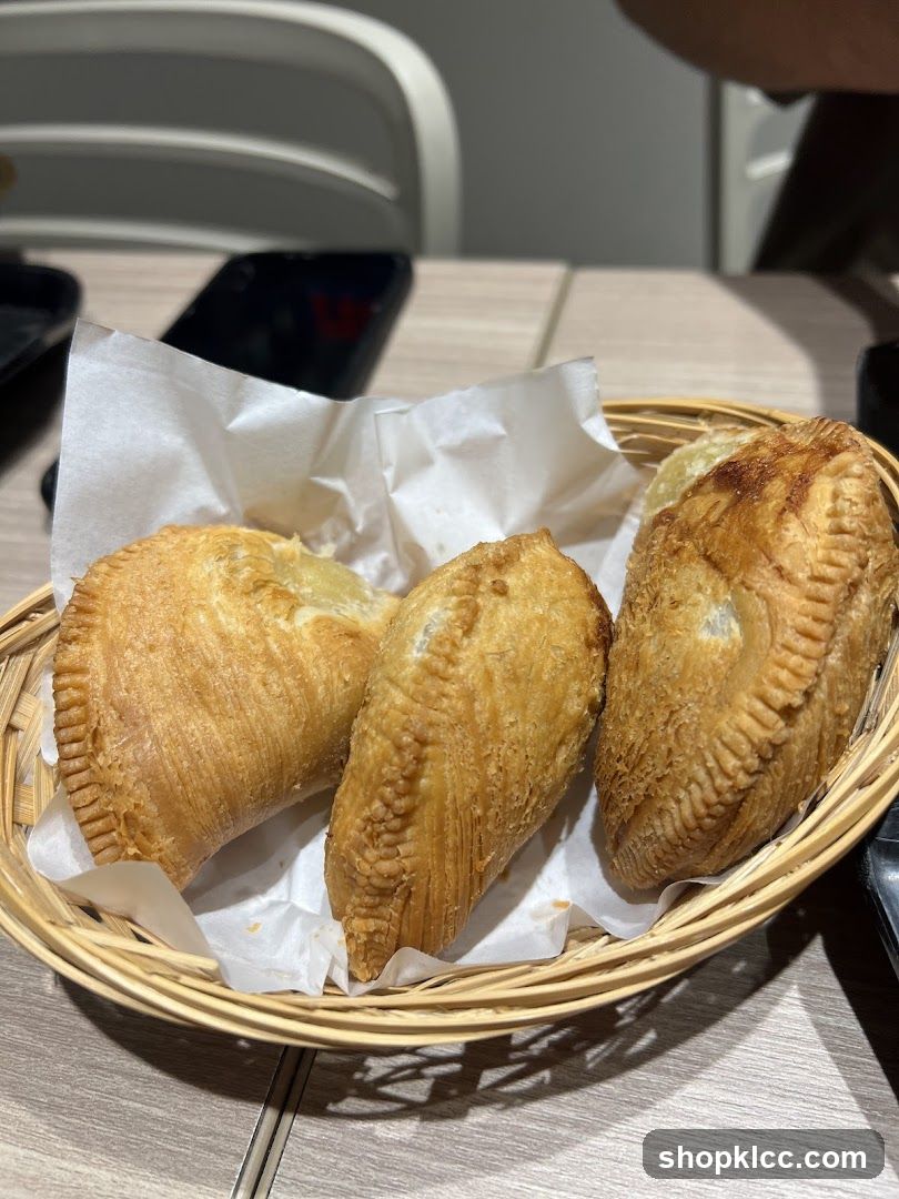 Curry Puffs in a Basket