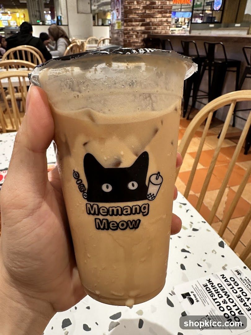Iced Milk Tea with Logo