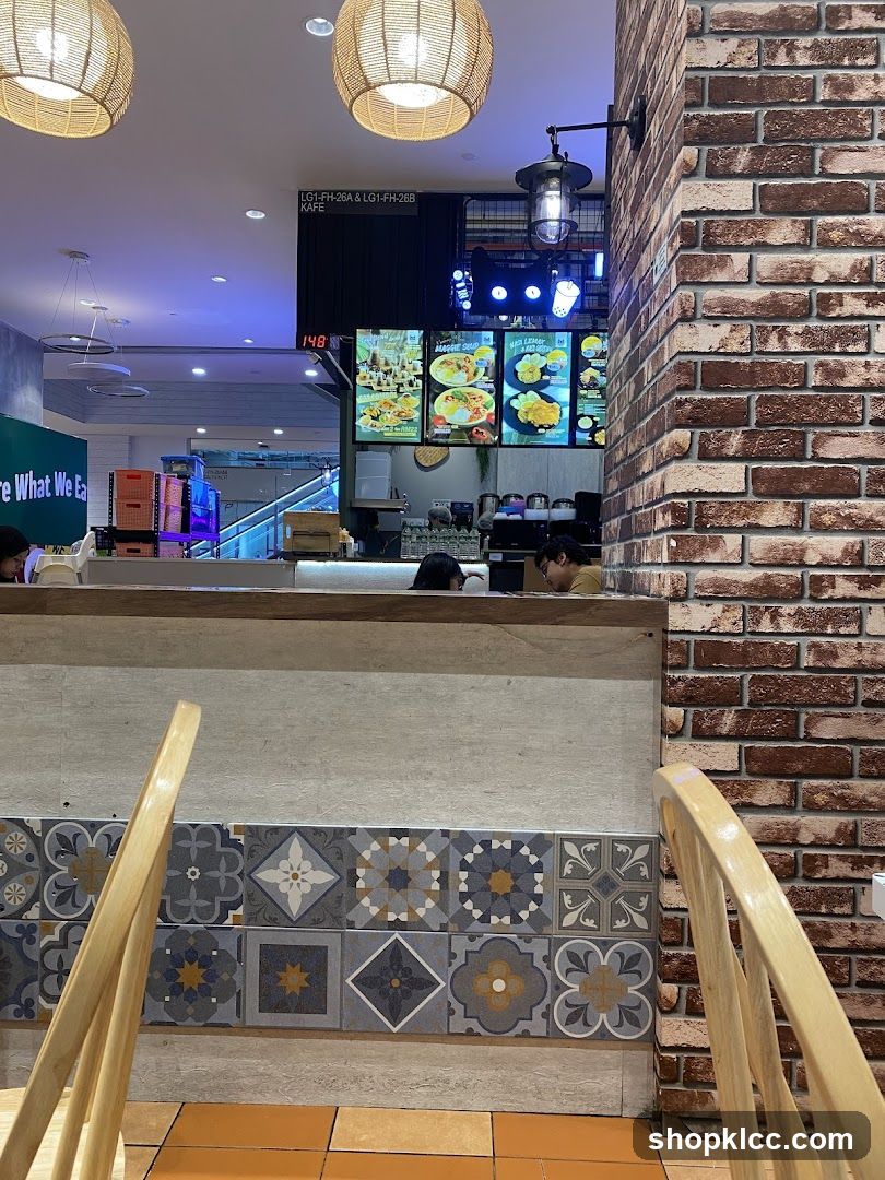Restaurant Interior with Menu Boards