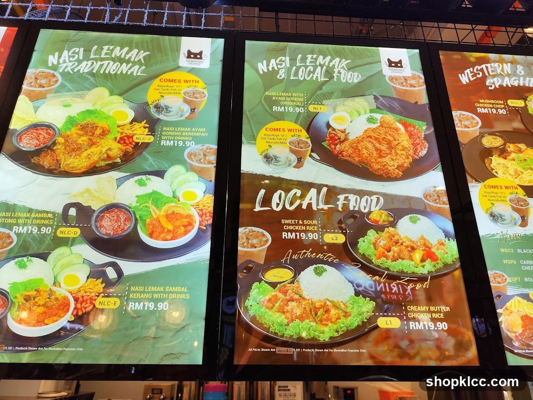 Nasi Lemak & Local Food Menu