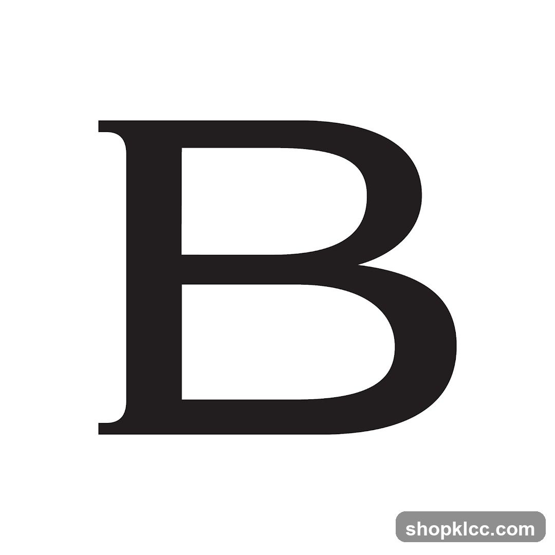 Letter B