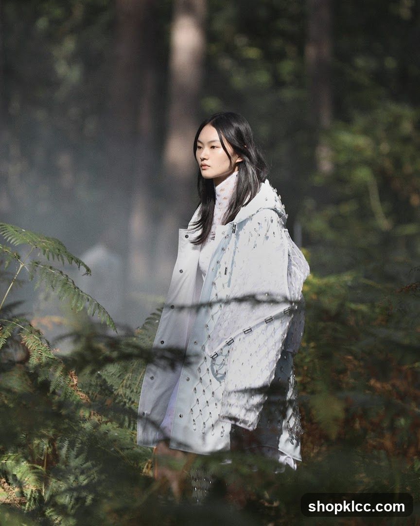 Fashion Model in Forest