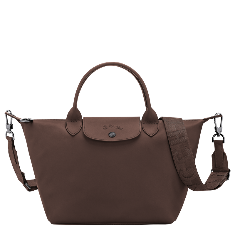 Longchamp Le Pliage Xtra handbag in Mocha cowhide leather at Suria KLCC