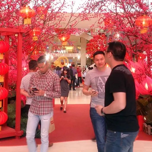 Interior of a shopping mall in the Bukit Bintang district
