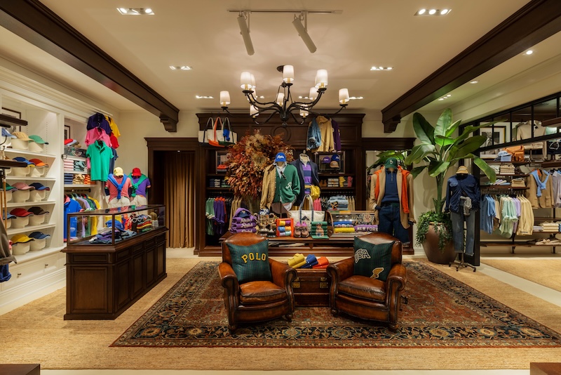 Polo Ralph Lauren collection display at the Suria KLCC boutique